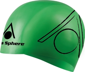 Badekappe Aqua Sphere Tri Cap Grün