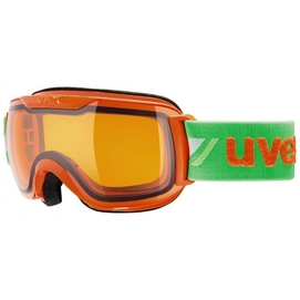 Skibrille Uvex Downhill 2000 S Race Orange Green