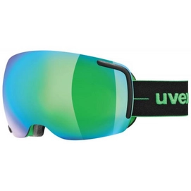 Skibril Uvex Big 40 FM Black Green Mat