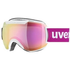 Skibrille Uvex Downhill 2000 FM White Mat Pink