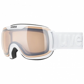 Skibrille Uvex Downhill 2000 S V White Vario / Silver
