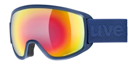 Skibril Uvex Topic FM Navy Rainbow Rose