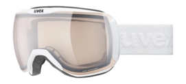 Skibrille Uvex Downhill 2100 V Unisex White Matt Silver