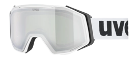 Ski Goggles Uvex Gravity FM White Matt Silver Green