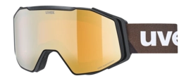 Ski Goggles Uvex Gravity FM Black Matte Gold Clear