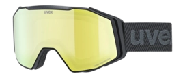 Ski Goggles Uvex Gravity FM Black Matte Yellow Orange