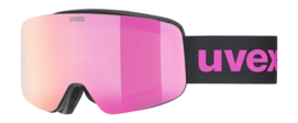 Skibril Uvex Pwdr FM Black Matt Pink