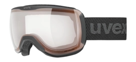 Skibrille Uvex Downhill 2100 V Unisex Black Matt Red