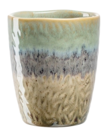 Mug Leonardo Matera Green/Beige 300ml (Set of 4)