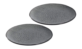 Dinner Plate Leonardo Matera Grey 34 cm (Set of 2)