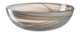 Schaal Leonardo Alabastro Beige Black 28 cm (2-delig)
