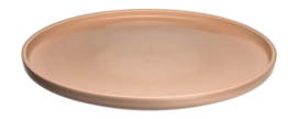 Piatto piano coupe in ceramica Leonardo Roma 27 x h 2 cm, Set da 6, Albicocca