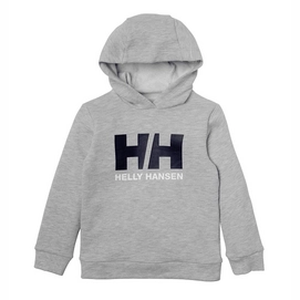 Trui Helly Hansen Kids HH Logo Hoodie Grey Melange-Maat 116