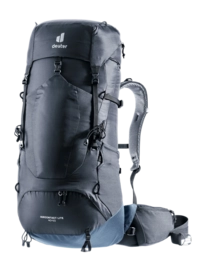 Sac de Randonnée Deuter Unisexe Aircontact Lite 40+10 Noir-Marine