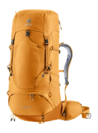 Sac de Randonnée Deuter Unisexe Aircontact Lite 50+10 Ambre-Érable
