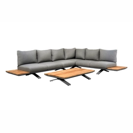 Loungeset Suns Stockholm Hoekopstelling Large 3+3 Seater Matt Royal Grey / Light Anthracite (3-delig)