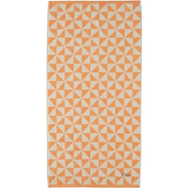 Handdoek S Oliver Bath Triangel Lichtoranje (set van 3)