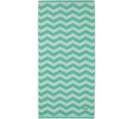 Handdoek S Oliver Bath Zickzack Mint (set van 3)