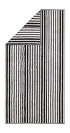 Bath Sheet Cawö Delight Stripes Platinum