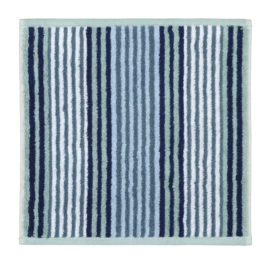 Gesichtshandtuch Cawö Delight Stripes Fjord (3er-Set)