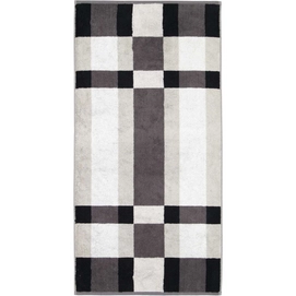 Serviette de Toilette Cawö Delight Check Platinum (Lot de 3)