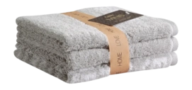 Gezichtsdoekje Cawö Mix Platinum (Set van 3)