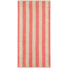 Handdoek Cawö Gallery Stripes Coral (Set van 3)