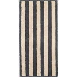 Handtuch Cawö Gallery Stripes Granite (3er-Set)