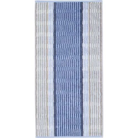 Handtuch Cawö Noblesse Harmony Streifen Sky (3er-Set)