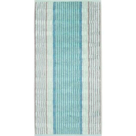 Handtuch Cawö Noblesse Harmony Stripes Jade (3er-Set)