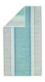 Duschtuch Cawö Noblesse Harmony Stripes Jade