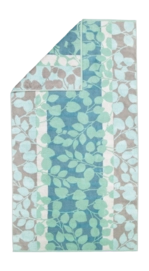 Douchelaken Cawö Noblesse Harmony Floral Jade 80 x 160 cm