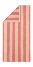 Douchelaken Cawö Gallery Stripes Coral