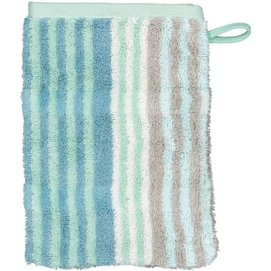 Gant de Toilette Cawö Noblesse Harmony Stripes Jade (Lot de 6)