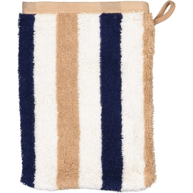 Gant de Toilette Cawö Coast Stripes Navy/Nature (Lot de 6)