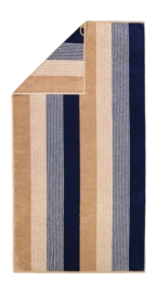 Bath Sheet Cawö Coast Repeat Navy/Nature