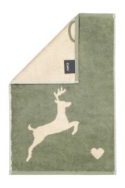 Douchelaken Cawö Alpenchic Edition Deer Swiss Pine