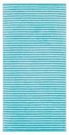 Handdoek Cawö Campus Ringel Stripes Turquoise (Set van 3)