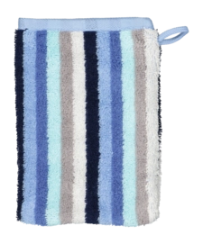 Washandje Cawö Shades Stripes Aqua (Set van 3)