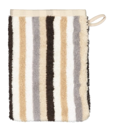 Washandje Cawö Shades Stripes Sand (Set van 3)