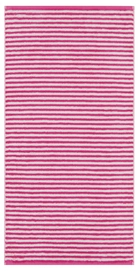 Serviette de Douche Cawö Campus Ringel Stripes Pink