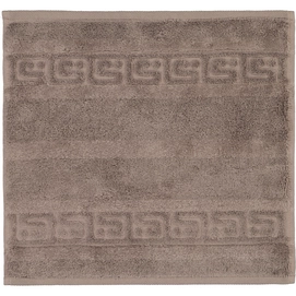Gezichtsdoekje Cawö Noblesse Uni Walnut (Set van 6)