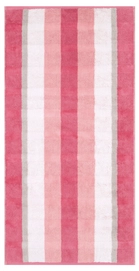 Handtuch Cawö Noblesse Stripes Altrosa (Set von 3 Stück)