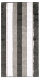 Handtuch Cawö Noblesse Stripes Antracite (Set von 3 Stück)