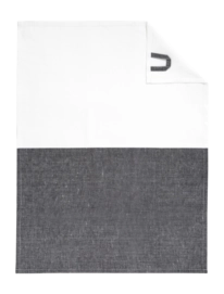 Tea Towel Cawö Duo Cuisine Black/White (Set of 4)