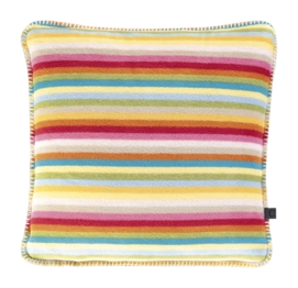 Housse Coussin Décoratif Cawö Lifestyle Rayures Multicolore (50 x 50 cm)
