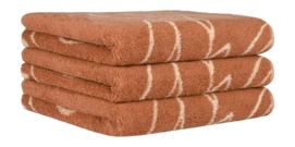 Handdoek Cawö Atelier Floral Copper (Set van 3)