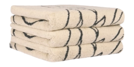 Serviette de Toilette Cawö Atelier Floral Beige (Lot de 3)