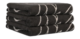 Handdoek Cawö Atelier Floral Basalt (Set van 3)