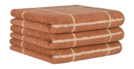 Handtuch Cawö Atelier Lines Copper (3er-Set)